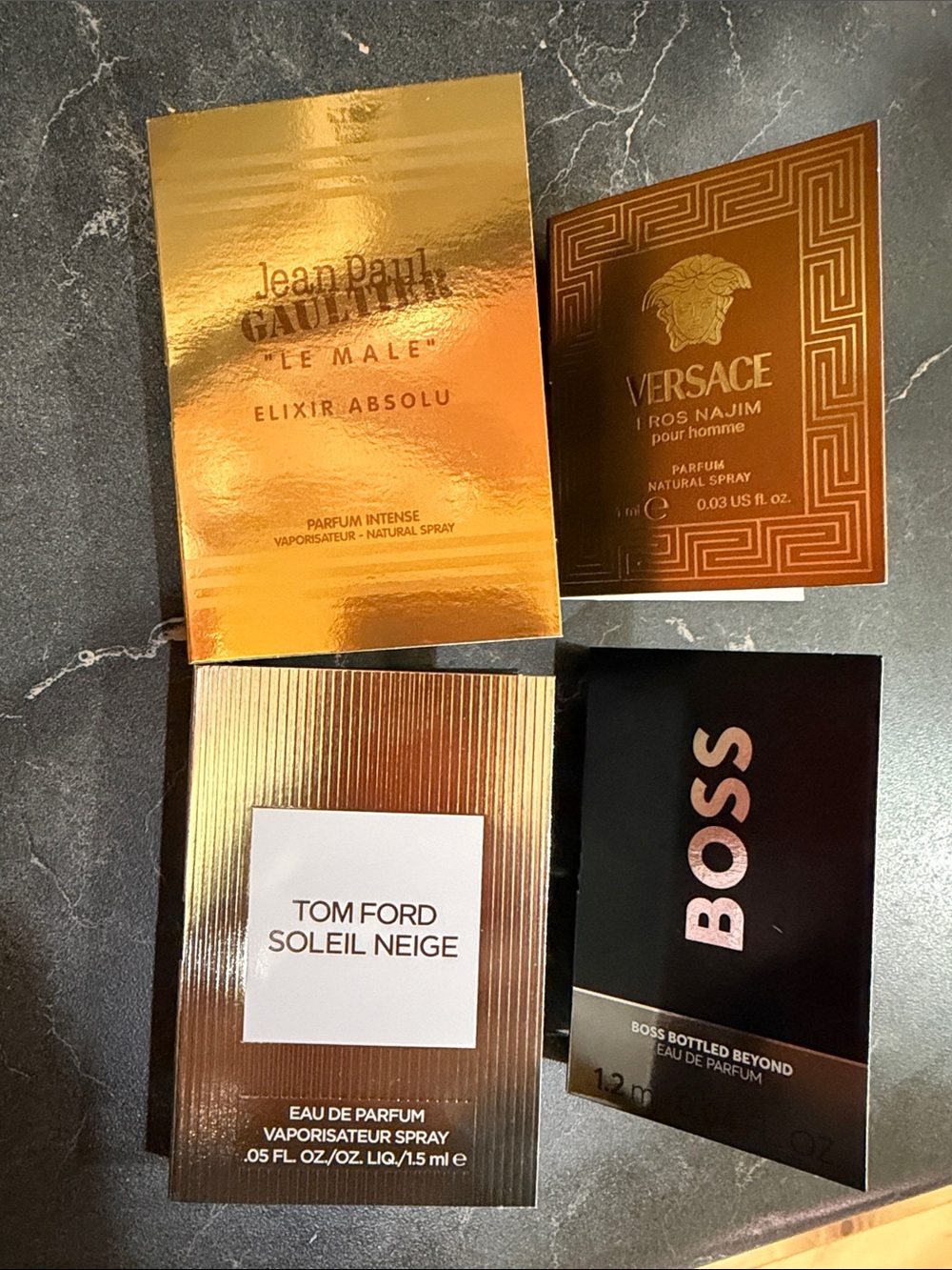 Men’s luxury bundle: Jean Paul Gaultier, Tom Ford, Versace, Hugo Boss